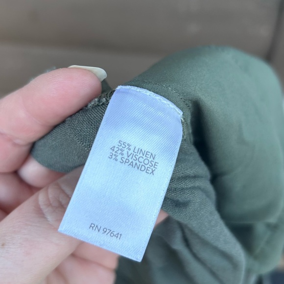 J.Jill Relaxed Linen Pants Size 1x– Comfortable & Classic Summer Warm Weather - Picture 5 of 8